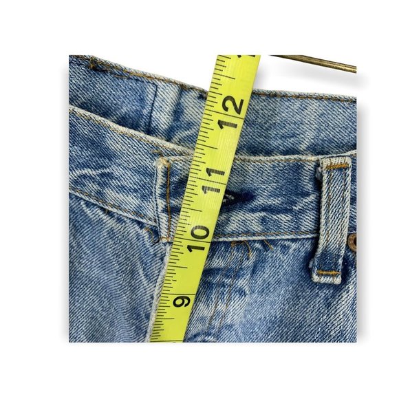 Vintage 90s Levis Bermuda High Rise Button Fly Shorts Size M - Picture 6 of 11